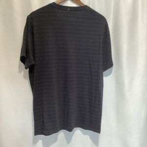 1630. Men’s American Rag Black Striped V-Neck T-Shirt – Size XL